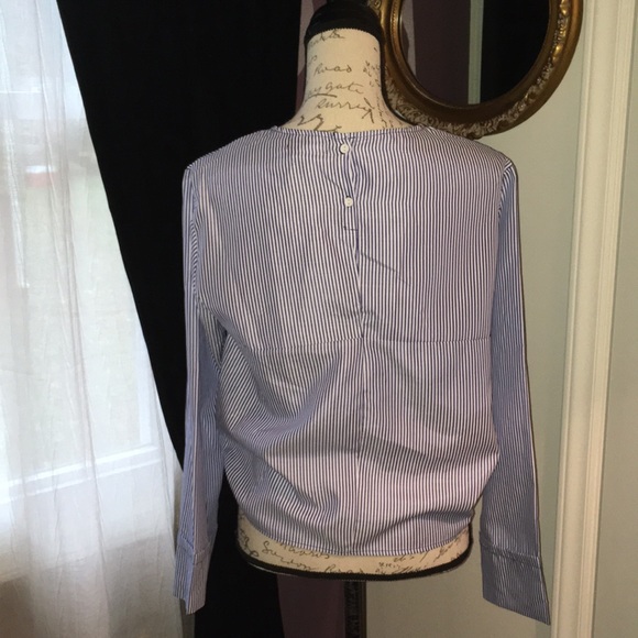 GO FISH EMBROIDERED TIE FRONT BLOUSE - Picture 4 of 8